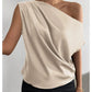 The Amélie Off-Shoulder Satin Top