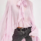 The Noelle Lace Bell-Sleeve Blouse from the Date Night Edit at Lavishly Me