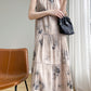 The Selene Silk Halter Dress