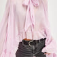 The Noelle Lace Bell-Sleeve Blouse