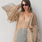 The Marbella Sheer Batwing Cover-Up