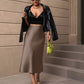 The Valencia Satin Fishtail Skirt