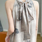 The Selene Silk Halter Dress