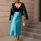 The Valencia Satin Fishtail Skirt