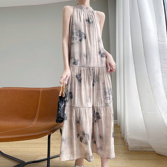 The Selene Silk Halter Dress from the Celebration Edit at Lavishly Me
