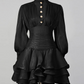 The Emerald Élan Ruffle Dress