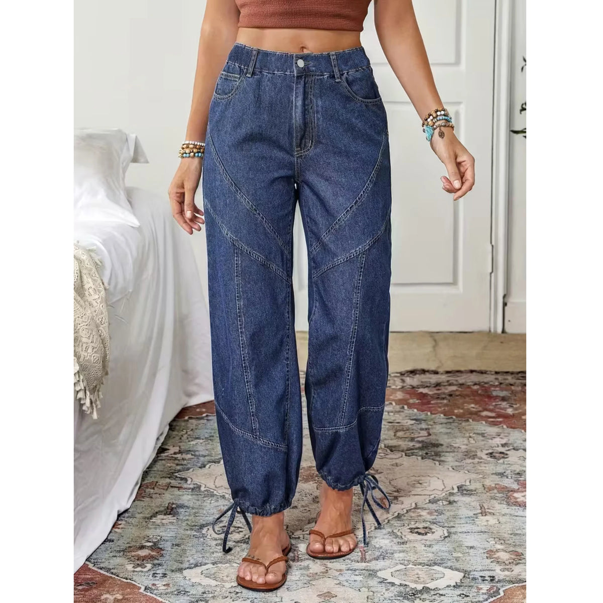 The Sylvie Denim Curve Pants in 3XL | Lavishly Me