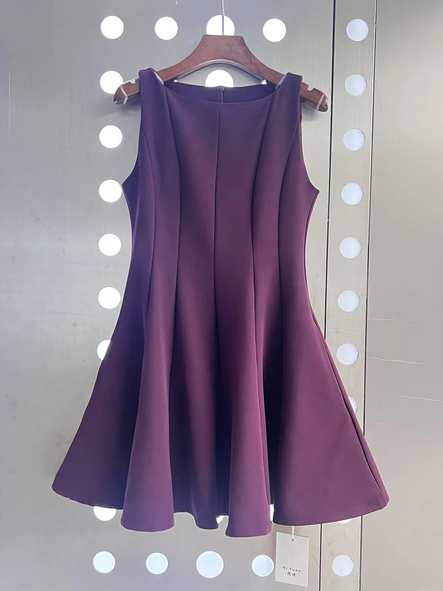 The Camille O-Neck Mini Dress