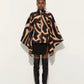 The Blaire Geometric Cape Jacket in PRINT | Lavishly Me