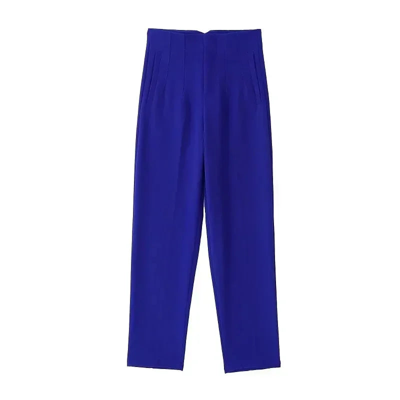 The Sutton High-Waist Cropped Trousers from the Boss Energy at Lavishly Me