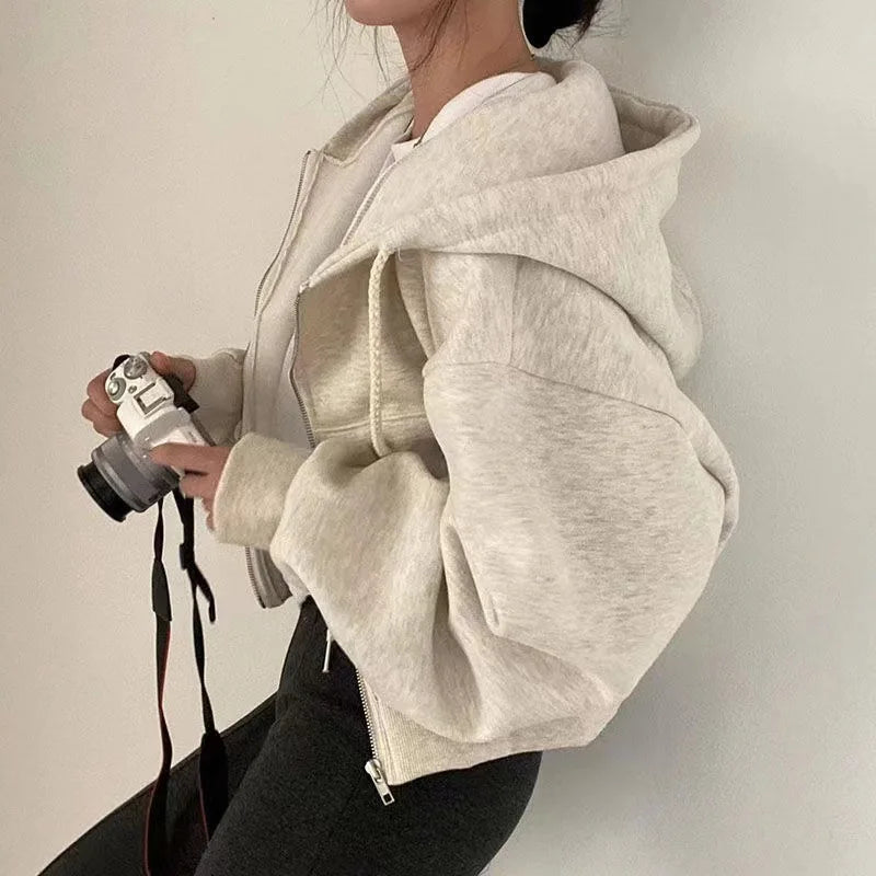 The Seoul Fleece-Lined Zip Hoodie from the Everyday Luxe at Lavishly Me
