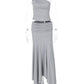 The Solène Pleated Off-Shoulder Skirt Set from the Soft & Sophisticated at Lavishly Me