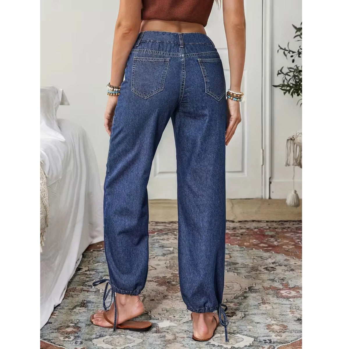 The Sylvie Denim Curve Pants in 5XL | Lavishly Me