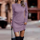 The Amara O-Neck Screw Thread Mini Dress