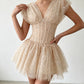 The Lumière Sequin Ruffle Mini Dress from the Celebration Edit at Lavishly Me