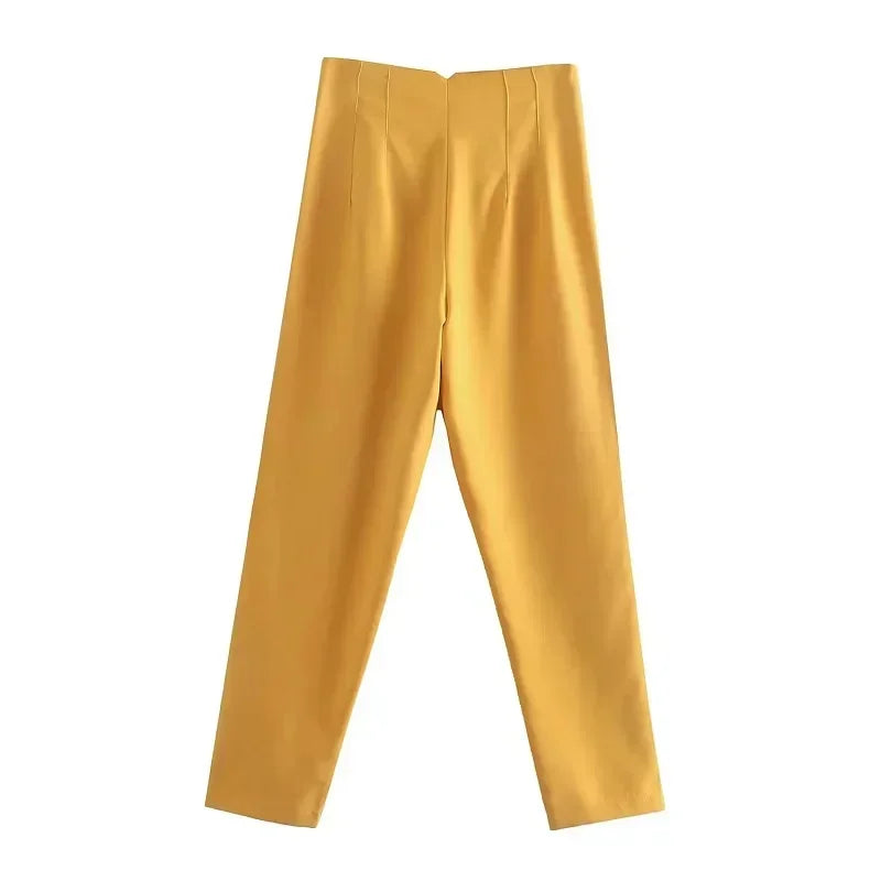 The Sutton High-Waist Cropped Trousers from the Boss Energy at Lavishly Me