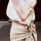 The Camille Draped Long-Sleeve Top from the Soft & Sophisticated at Lavishly Me