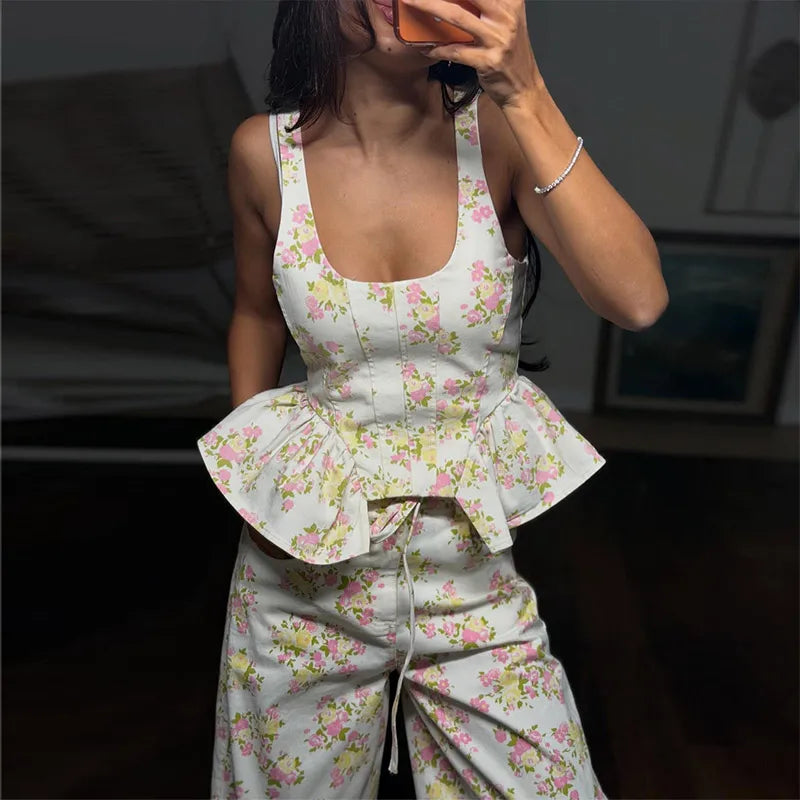The Paloma Floral Pant Set