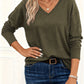 The Cyra Knit Curve Sweater in T118-Zon | Lavishly Me
