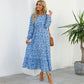 The Marisol Floral Chiffon Midi Dress in 2 | Lavishly Me