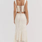 The Celestine Lace-Up Maxi Set