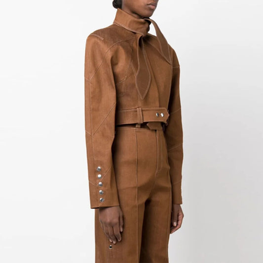 The Diplomat Stand-Collar Pant Set