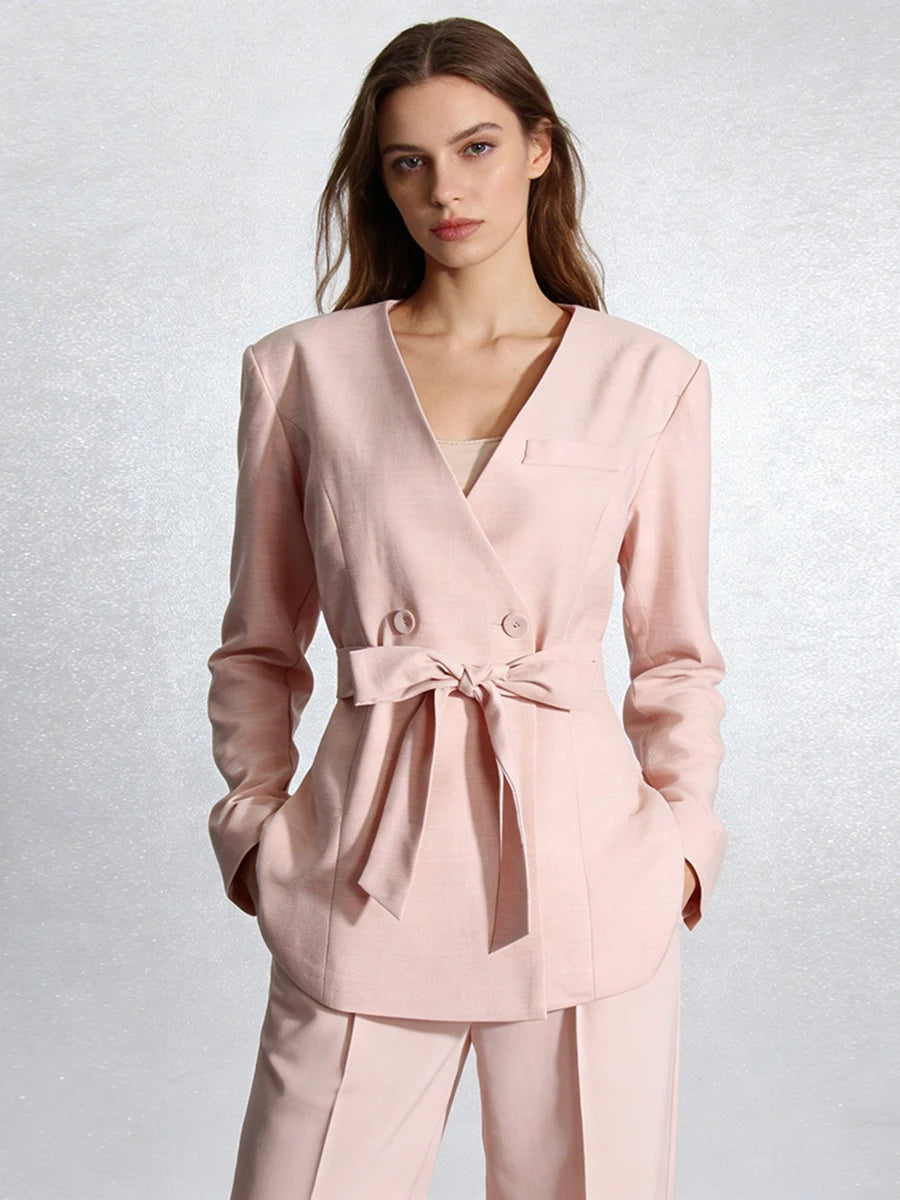 The Petaline Bow Blazer