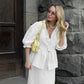 The Savannah Cotton Skirt Set