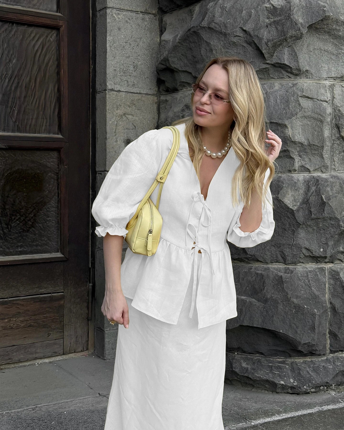 The Savannah Cotton Skirt Set