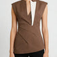 The Avant Colorblock Sculpted Vest from the Boss Energy at Lavishly Me