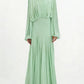 The Aurelia Draped Midi Dress from the Soft & Sophisticated at Lavishly Me