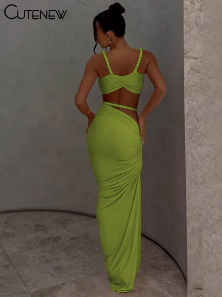 The Tulum Pleated Skirt Set