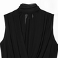 The Noir Pleated Sleeveless Top in black | Lavishly Me