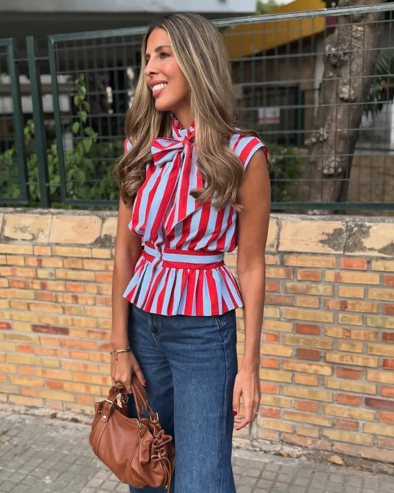 The Monaco Bow Blouse