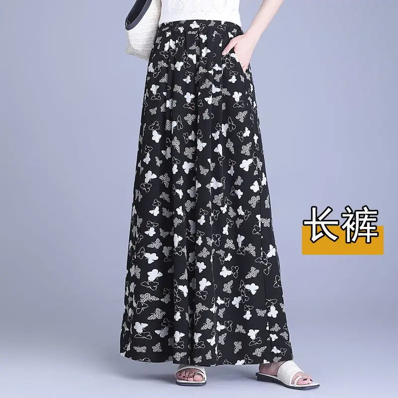 The Saffron Chiffon Palazzo Pants