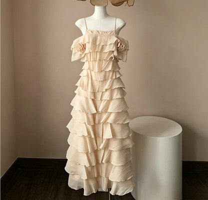 The Marisol Ruffle Maxi Dress from the Soft & Sophisticated at Lavishly Me