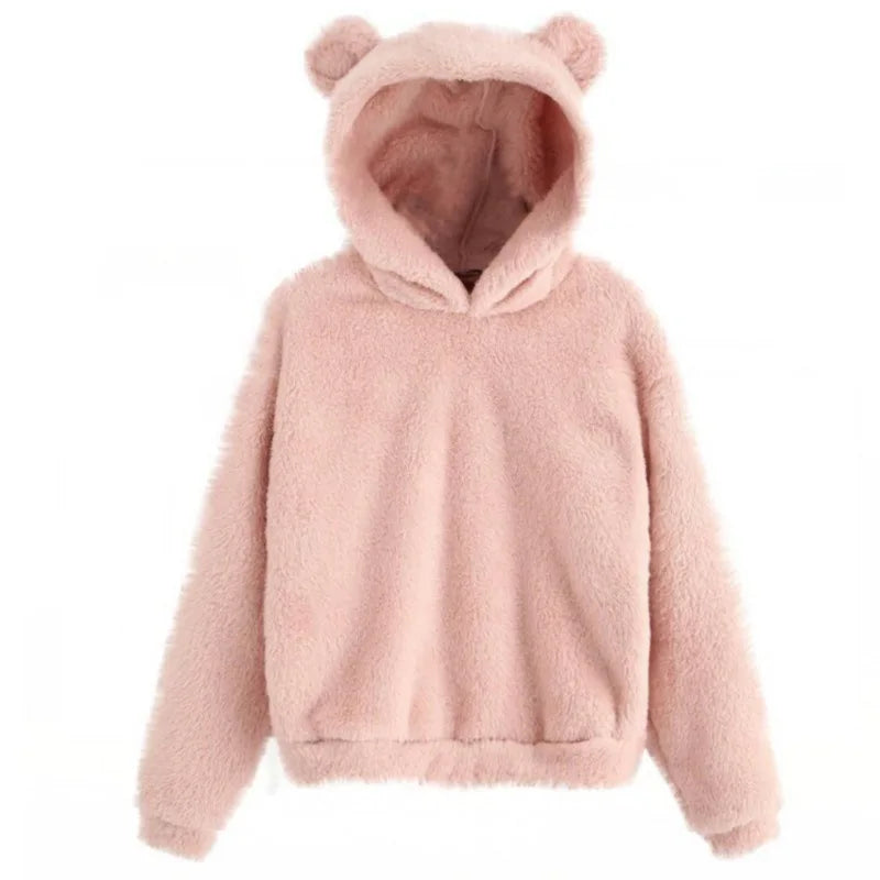 The Amélie Plush Ear Hoodie from the Everyday Luxe at Lavishly Me