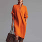 The Aspen Straight Knit Midi Dress from the Boss Energy at Lavishly Me