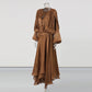 The Juliette Folded Lace-Up Dress