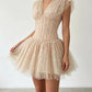 The Lumière Sequin Ruffle Mini Dress from the Celebration Edit at Lavishly Me