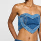 The Arielle Denim Vest & Wide-Leg Set in BLUEVEST | Lavishly Me