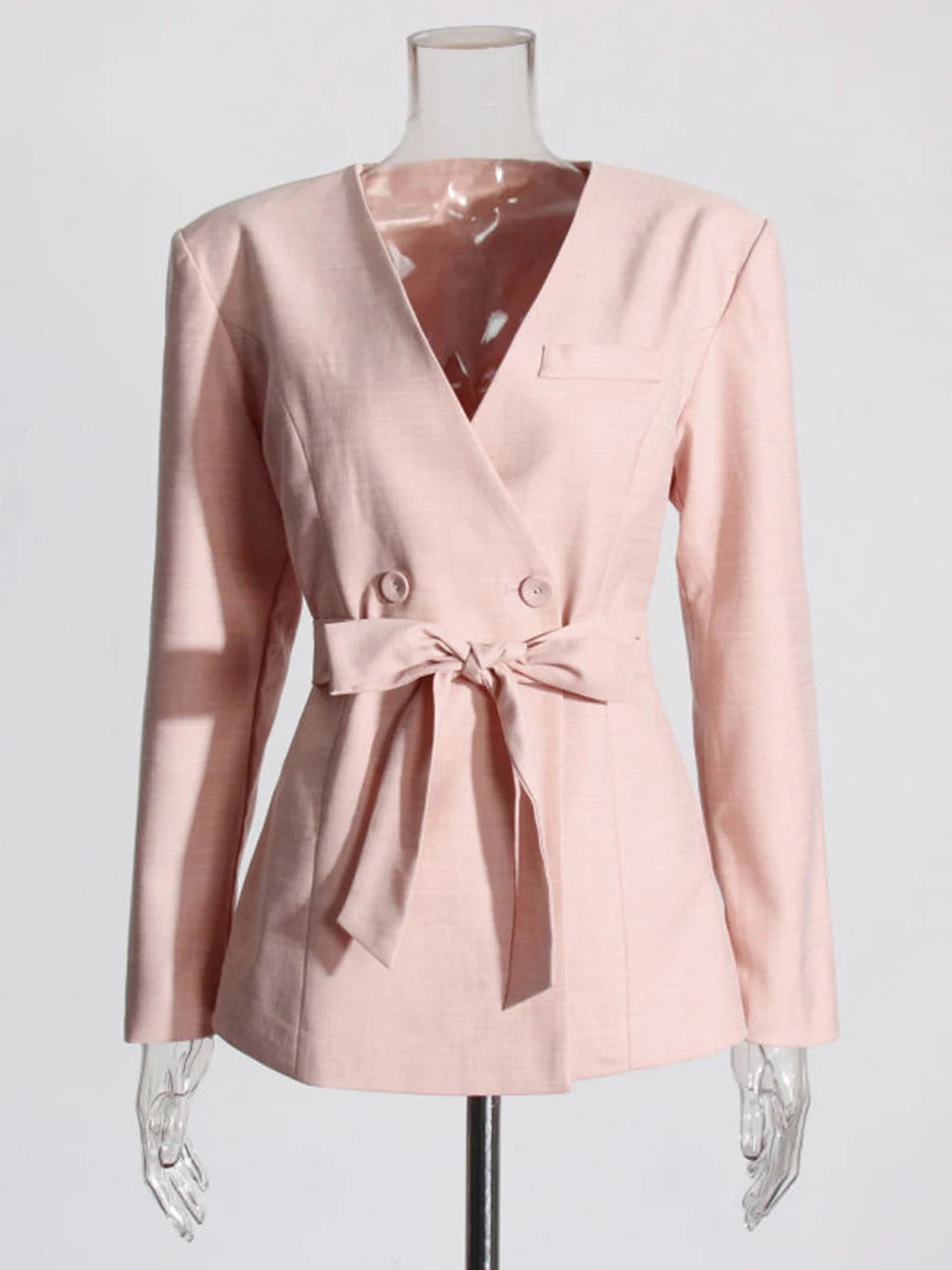 The Petaline Bow Blazer