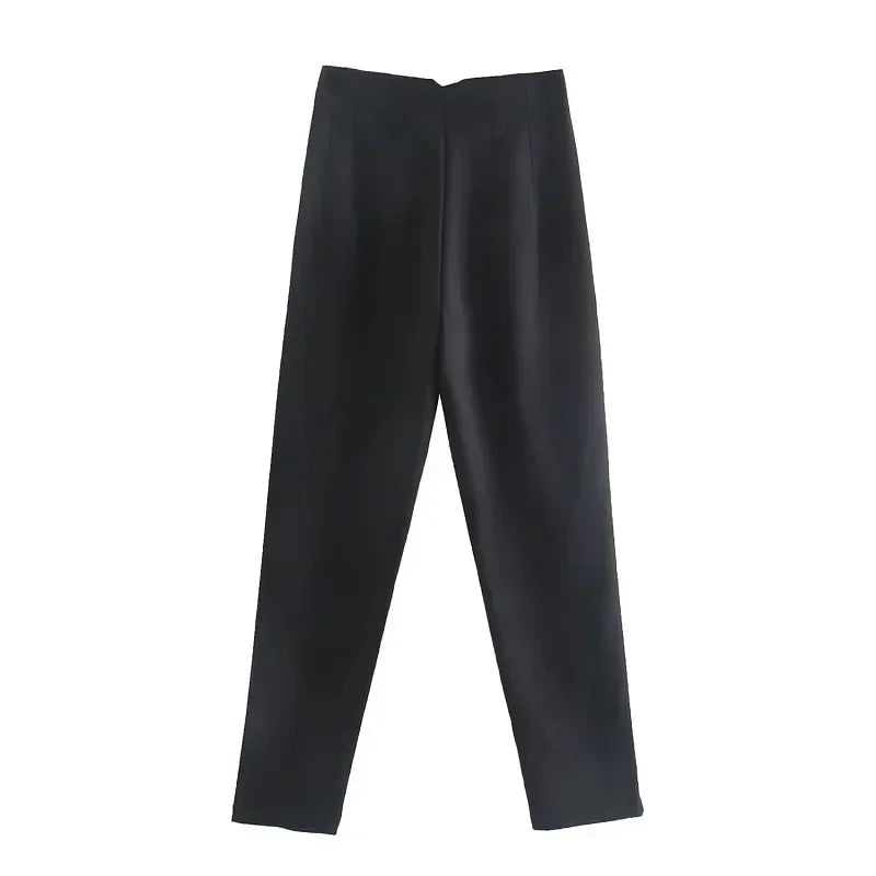 The Sutton High-Waist Cropped Trousers from the Boss Energy at Lavishly Me