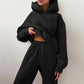 The Chalet Cozy Hoodie Jogger Set hooded two-piece jogging suit from Lavishly Me