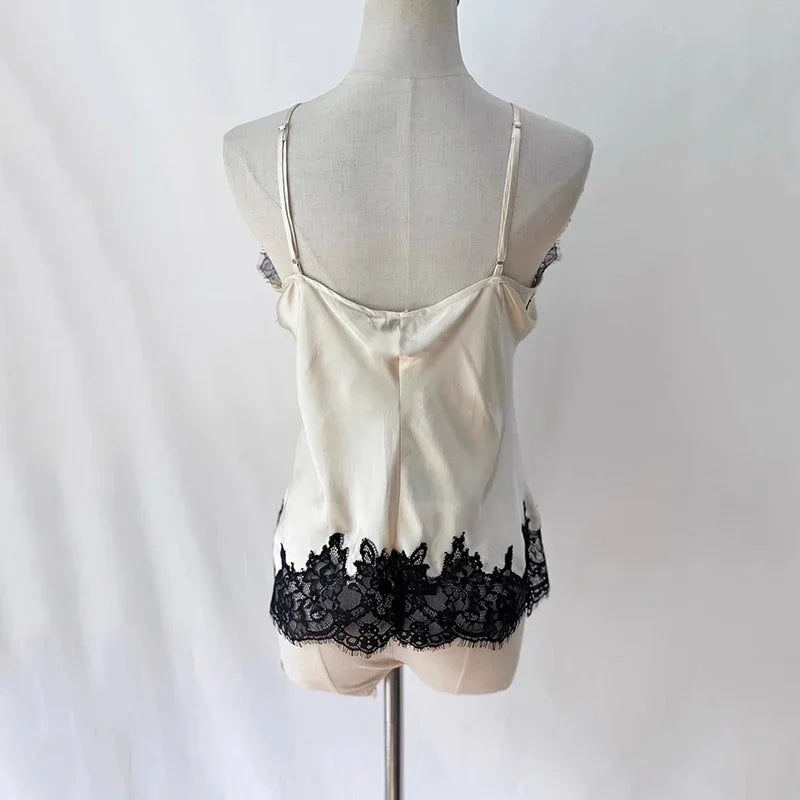 The Verona Lace Colorblock Vest