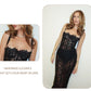 The Midnight Lace Gown