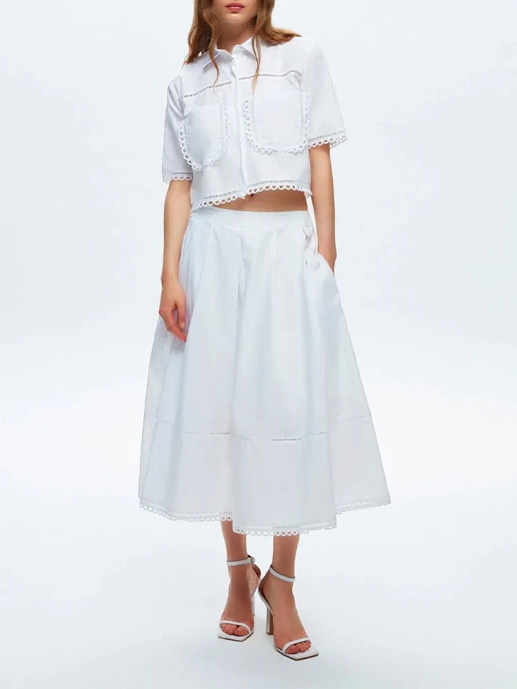 The Montclair Minimalist Skirt Set