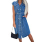 The Chelsea Tie-Waist Denim Dress