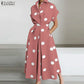 The Paloma Polka-Dot Shirt Dress in XXXL | Lavishly Me