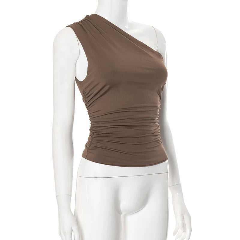 The Sienna One-Shoulder Tank